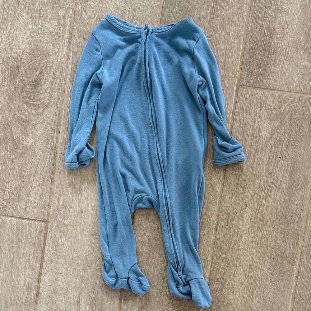 Cloud Island Soft Blue Footed One Piece